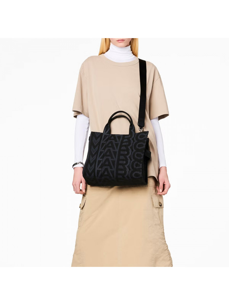 СУМКА MARC JACOBS THE MONOGRAM MEDIUM TOTE BAG BLACK MULTI