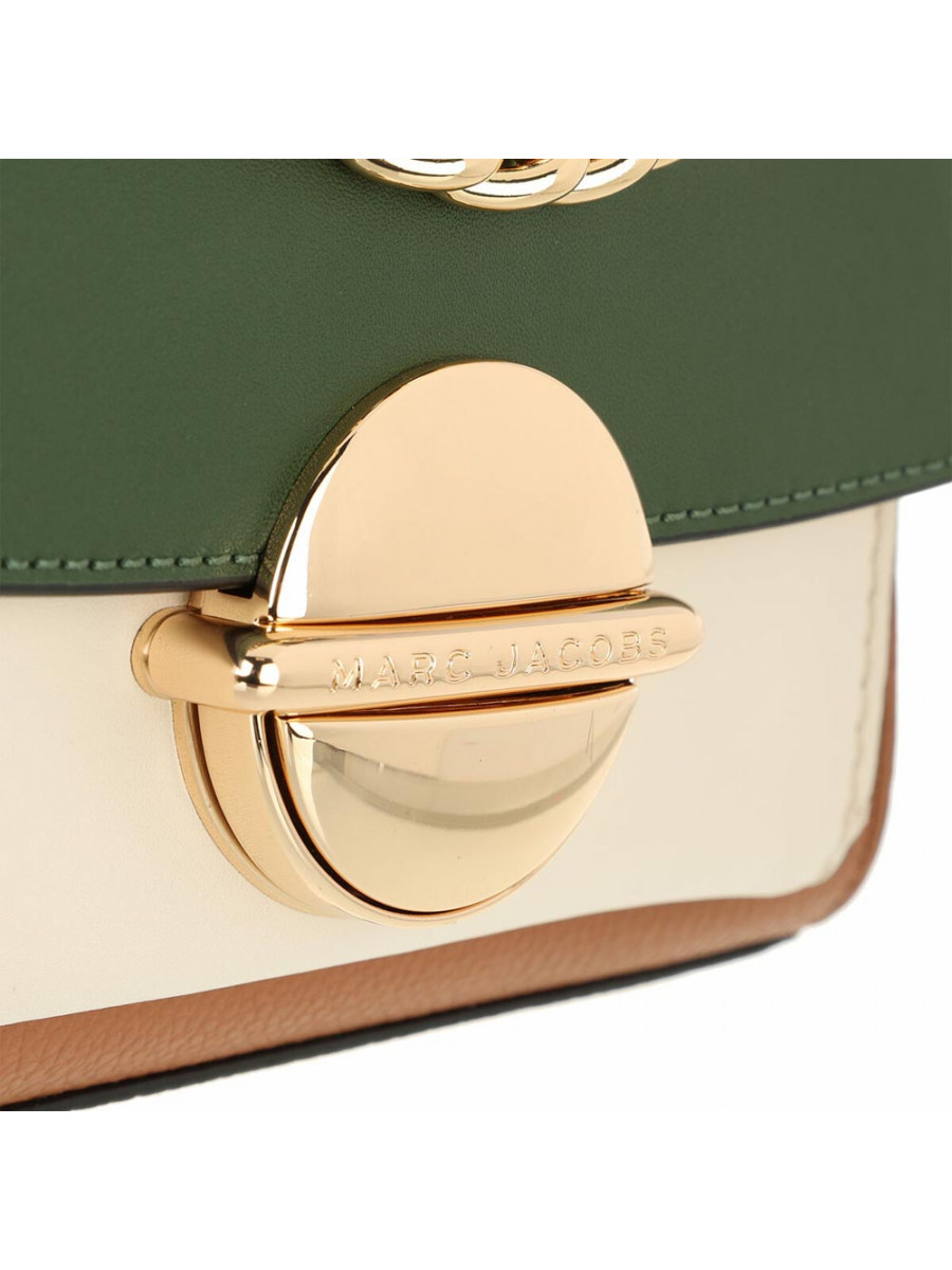 СУМКА MARC JACOBS THE TUCK LOCK CROSSBODY BAG DARK GREEN MULTI