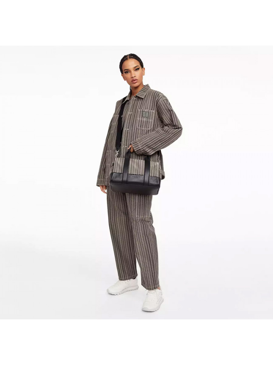 СУМКА MARC JACOBS THE MONOGRAM JACQUARD DUFFLE BAG BEIGE MULTI