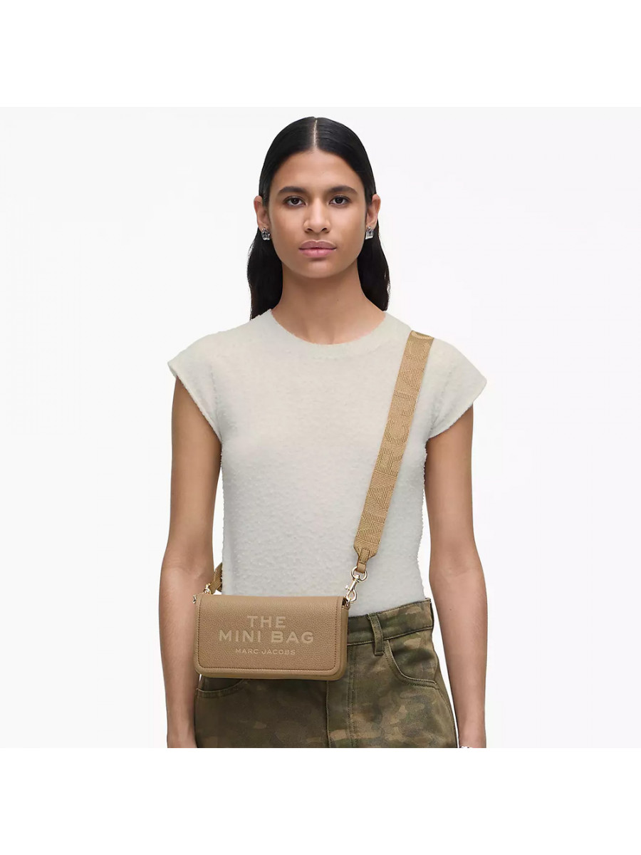 СУМКА MARC JACOBS THE LEATHER MINI BAG CAMEL