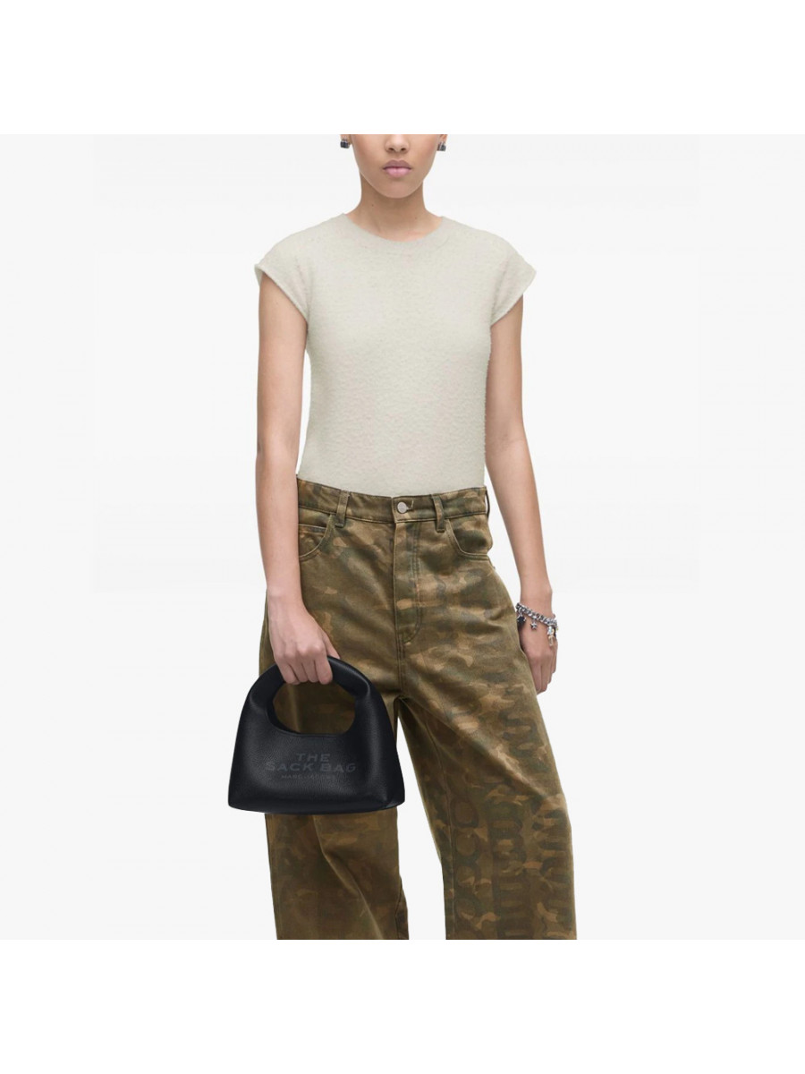 СУМКА MARC JACOBS THE MINI SACK BAG TONAL BLACK
