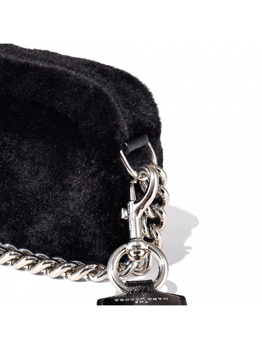 СУМКА MARC JACOBS THE PLUSH SNAPSHOT BLACK