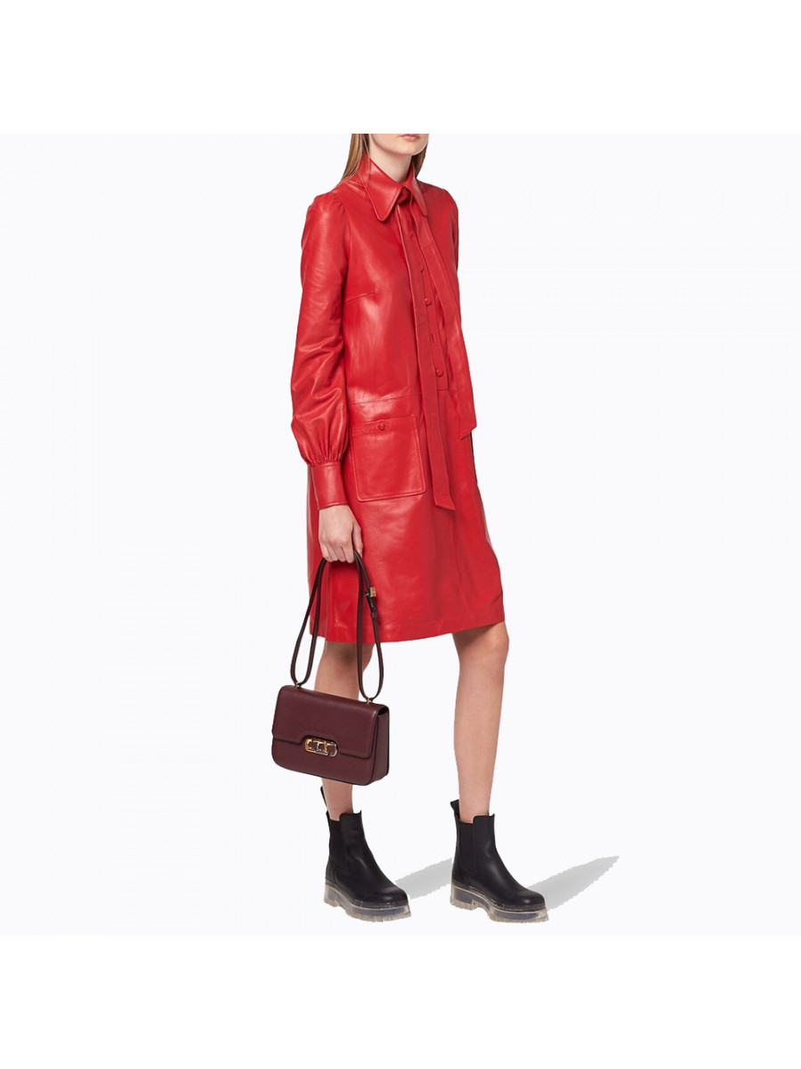 СУМКА MARC JACOBS THE J LINK SHOULDER BAG BORDO