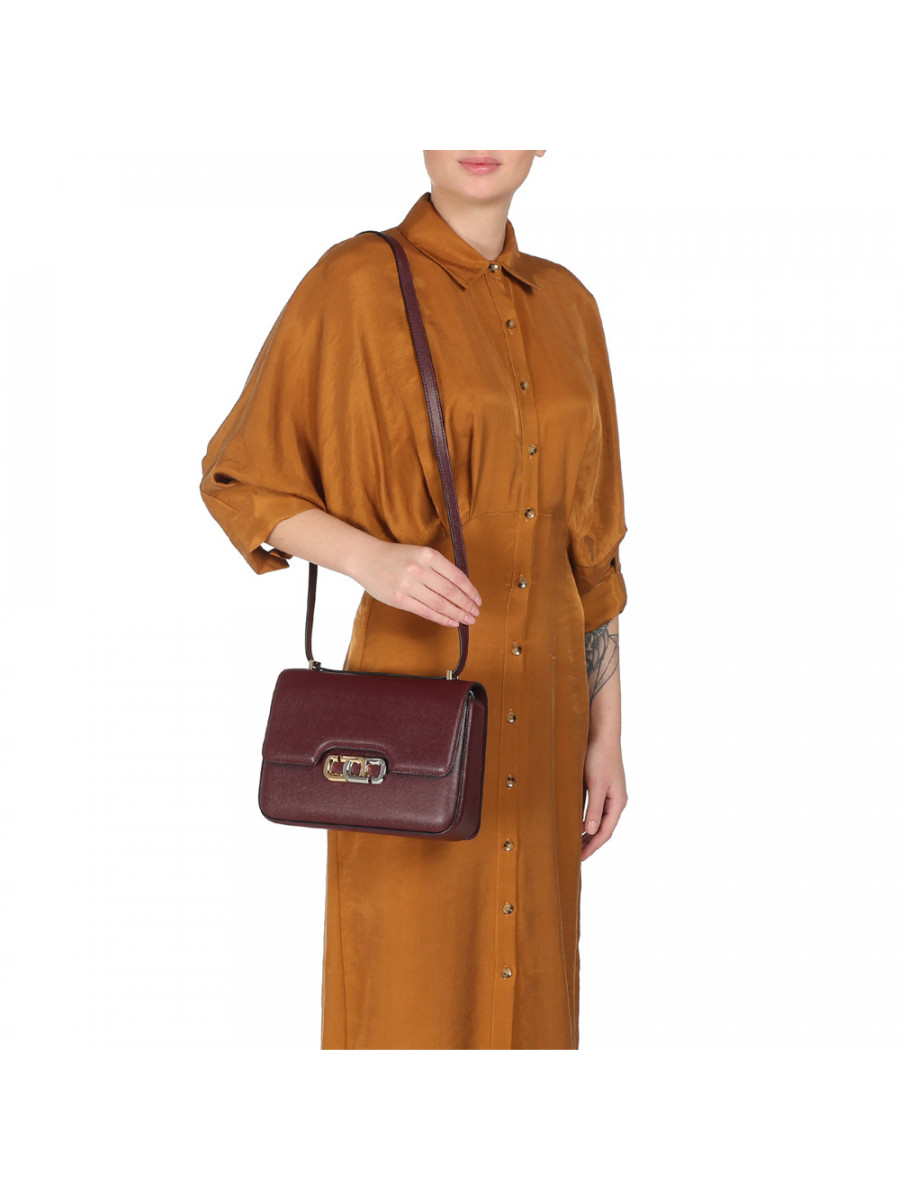 СУМКА MARC JACOBS THE J LINK SHOULDER BAG BORDO