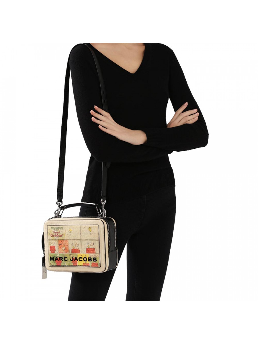 СУМКА MARC JACOBS PEANUTS X THE MINI BOX SNOOPY