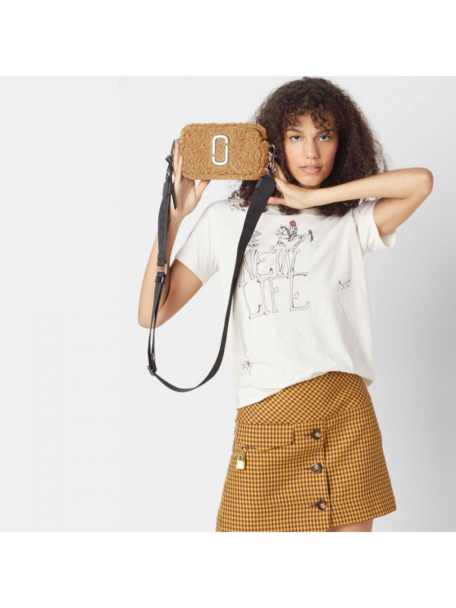 СУМКА MARC JACOBS THE SNAPSHOT TEDDY BEIGE
