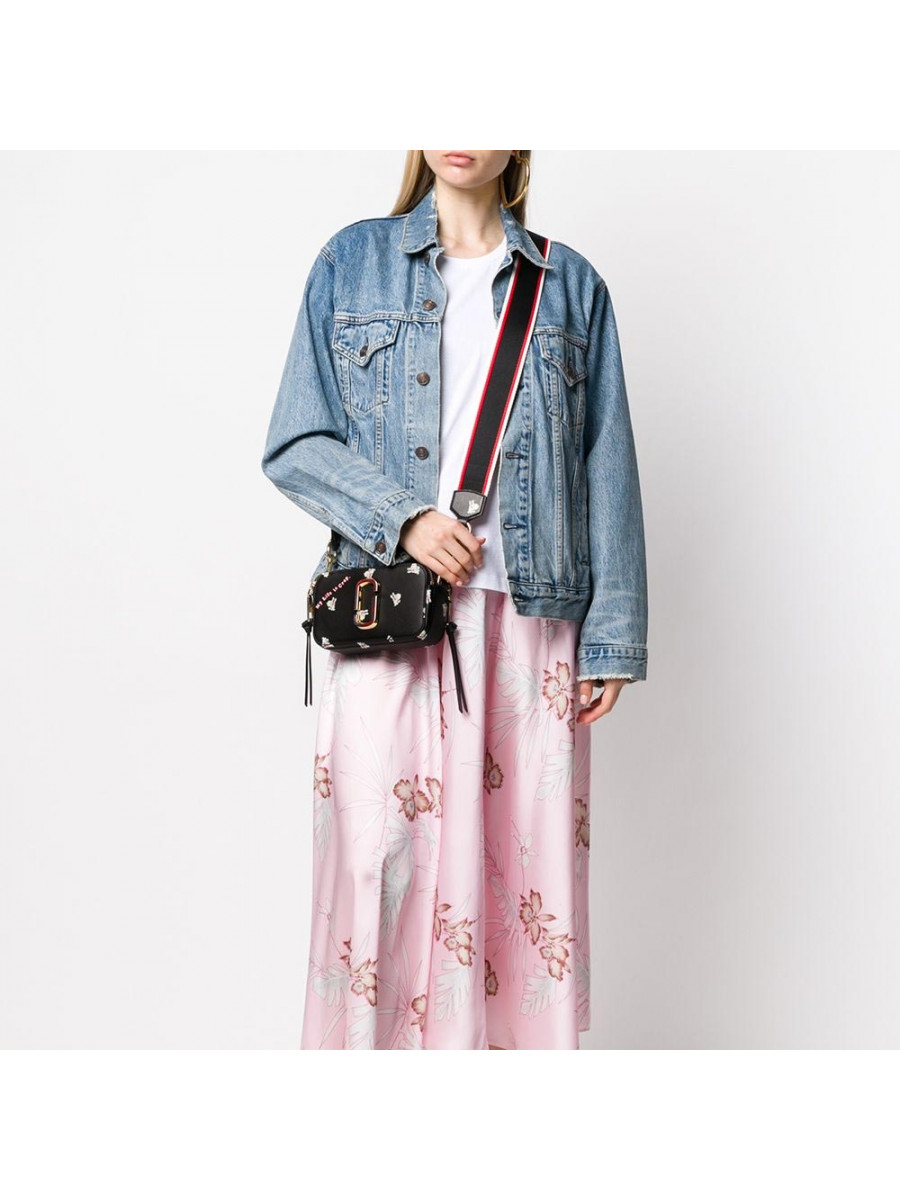 СУМКА MARC X MAGDA ARCHER SMALL SNAPSHOT BAG BLACK