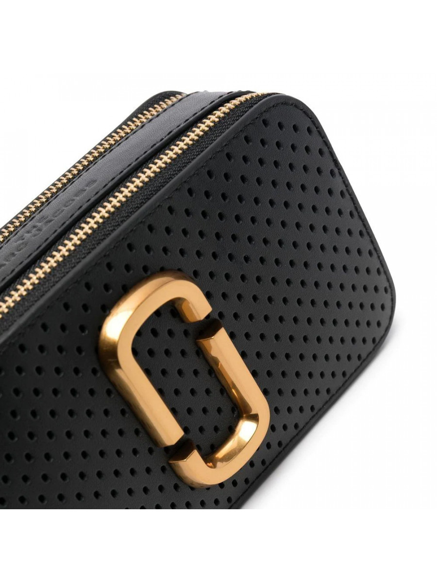 СУМКА MARC JACOBS THE PERFORATED SNAPSHOT BLACK