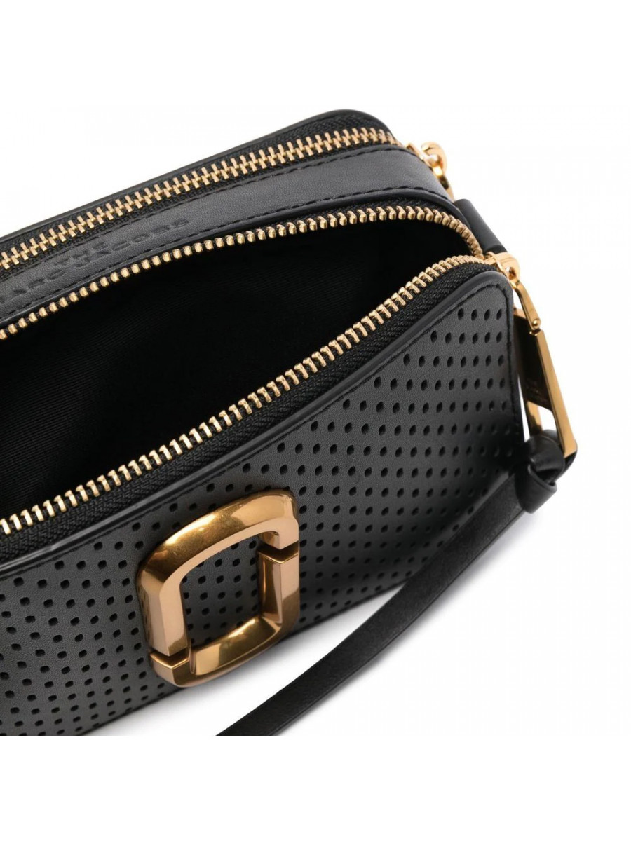 СУМКА MARC JACOBS THE PERFORATED SNAPSHOT BLACK