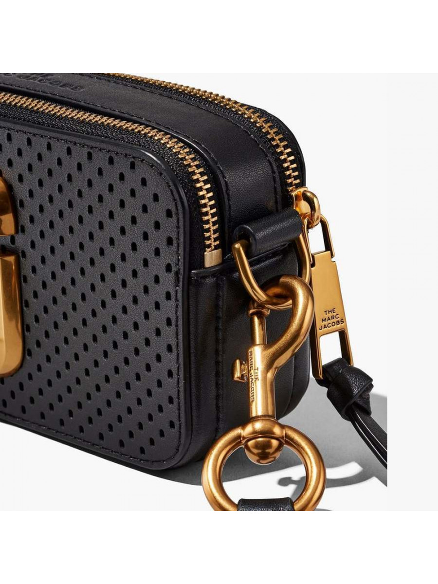 СУМКА MARC JACOBS THE PERFORATED SNAPSHOT BLACK