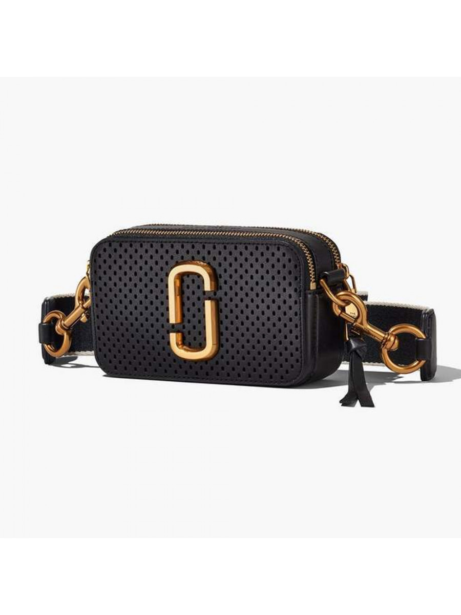 СУМКА MARC JACOBS THE PERFORATED SNAPSHOT BLACK