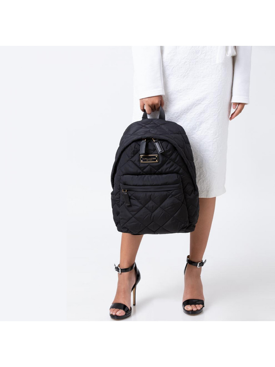РЮКЗАК MARC JACOBS MINI QUILTED NYLON BACKPACK BLACK