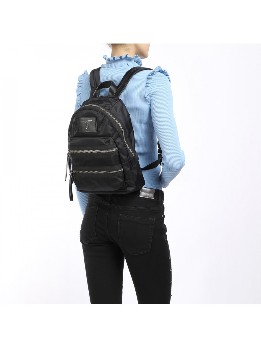 РЮКЗАК MARC JACOBS MEDIUM BACKPACK NYLON BIKER BLACK
