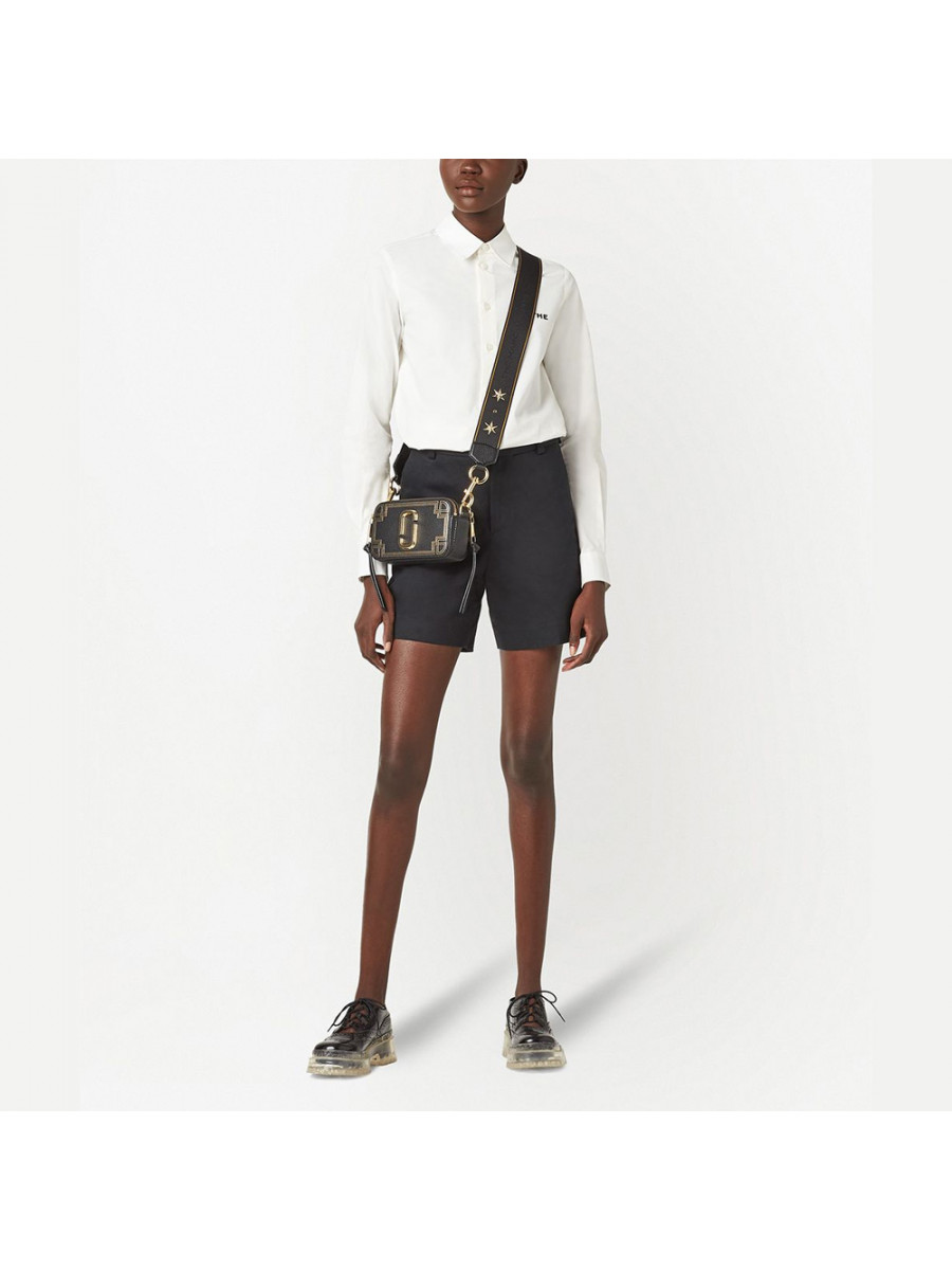 СУМКА MARC JACOBS SNAPSHOT BLACK/GOLD MULTI