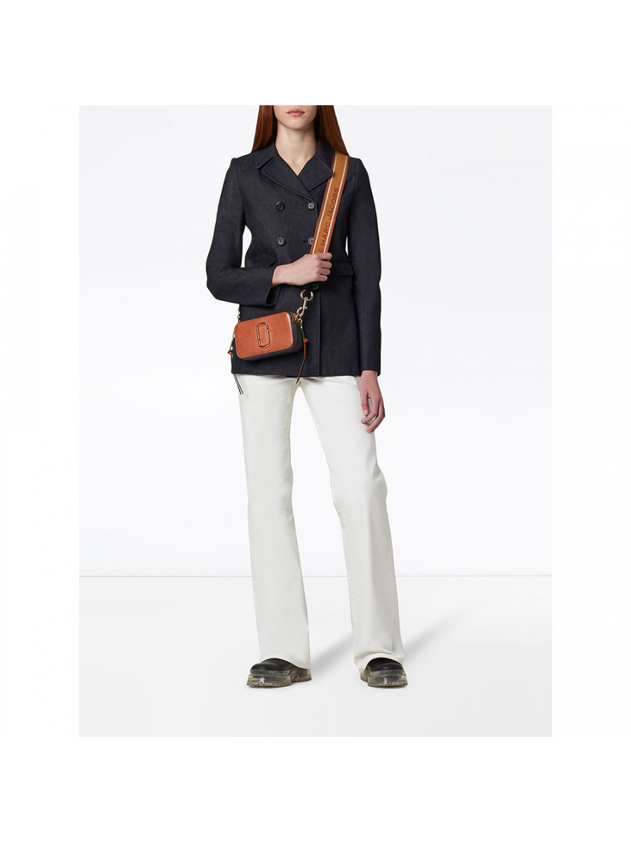 СУМКА MARC JACOBS SNAPSHOT SADDLE BROWN MULTI