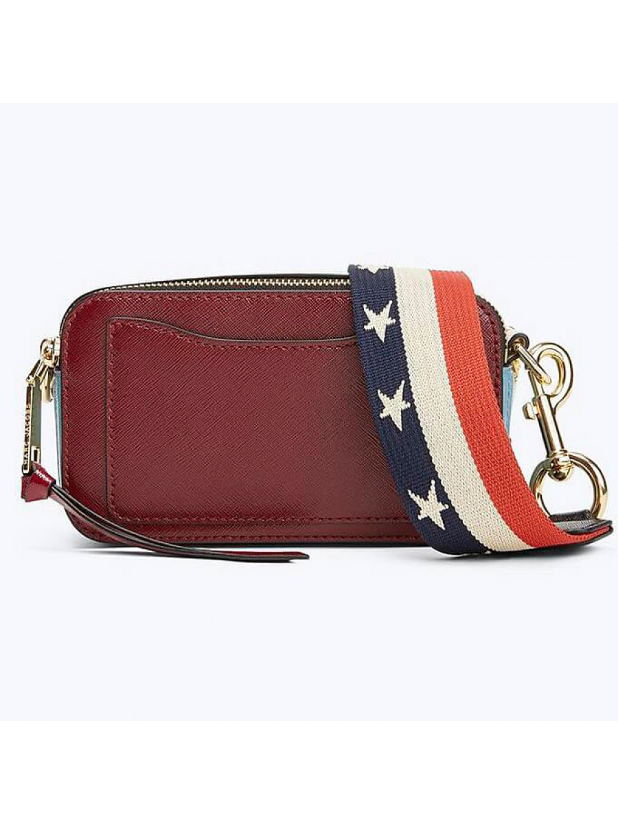 СУМКА MARC JACOBS SNAPSHOT DARK CHERRY MULTI