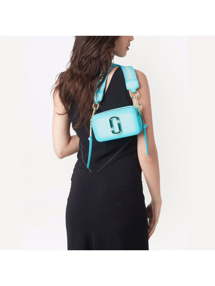 СУМКА MARC JACOBS THE FLUORO EDGE SNAPSHOT BLUE
