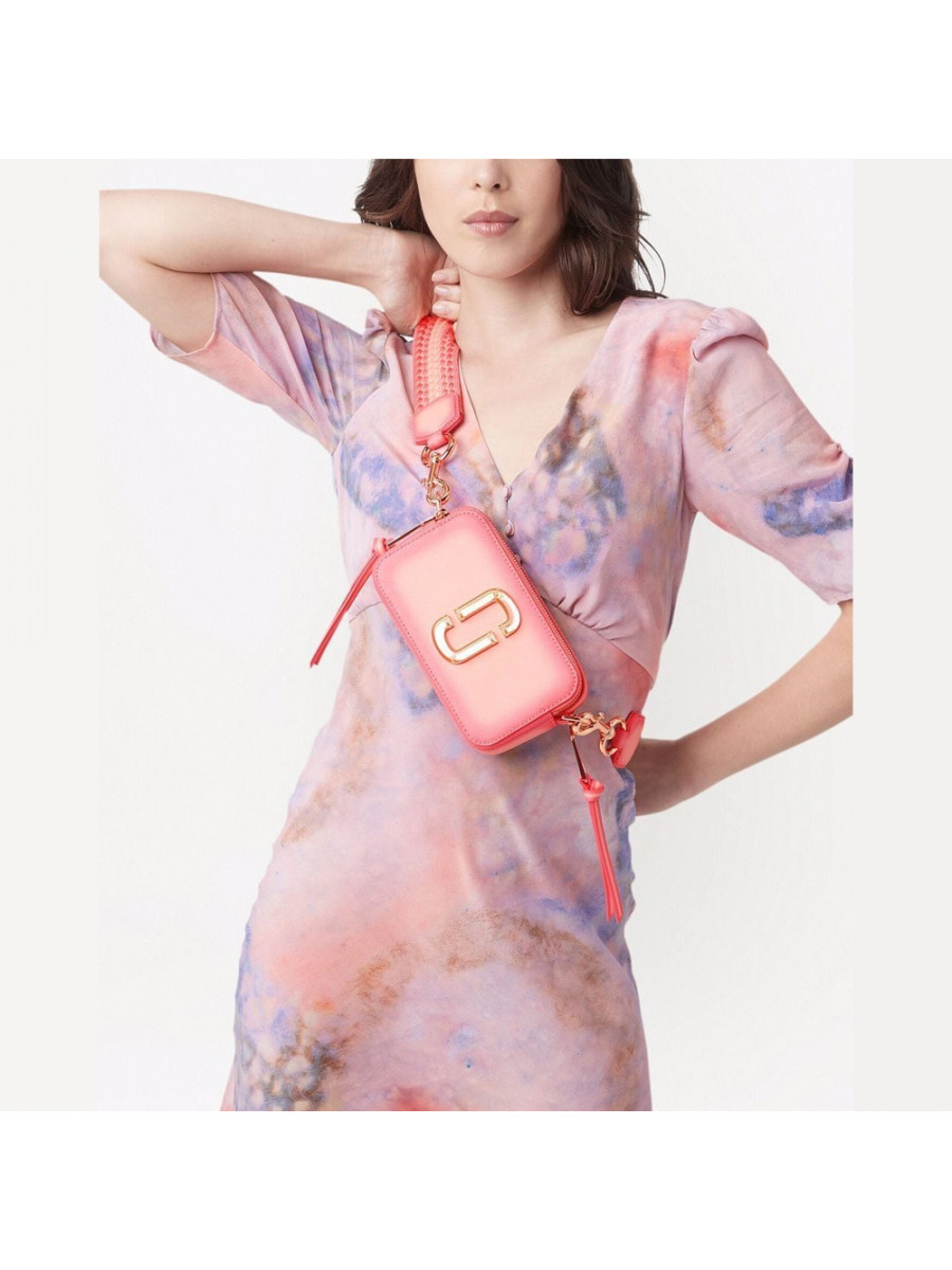 СУМКА MARC JACOBS THE FLUORO EDGE SNAPSHOT PINK