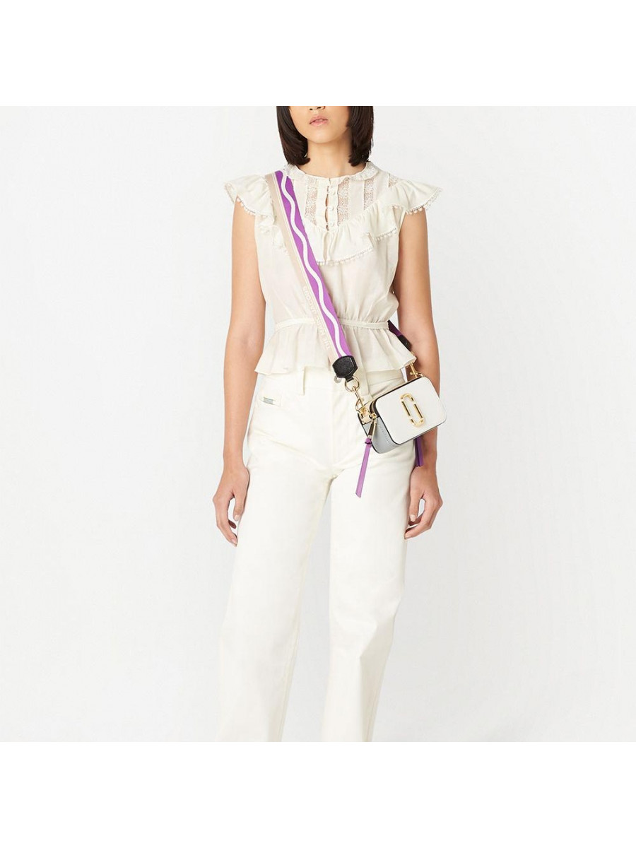 СУМКА MARC JACOBS SNAPSHOT NEW MOON WHITE MULTI