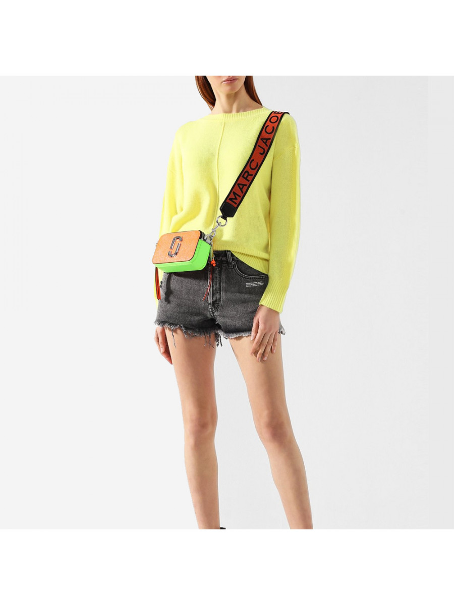 СУМКА MARC JACOBS SNAPSHOT FLUORO ORANGE