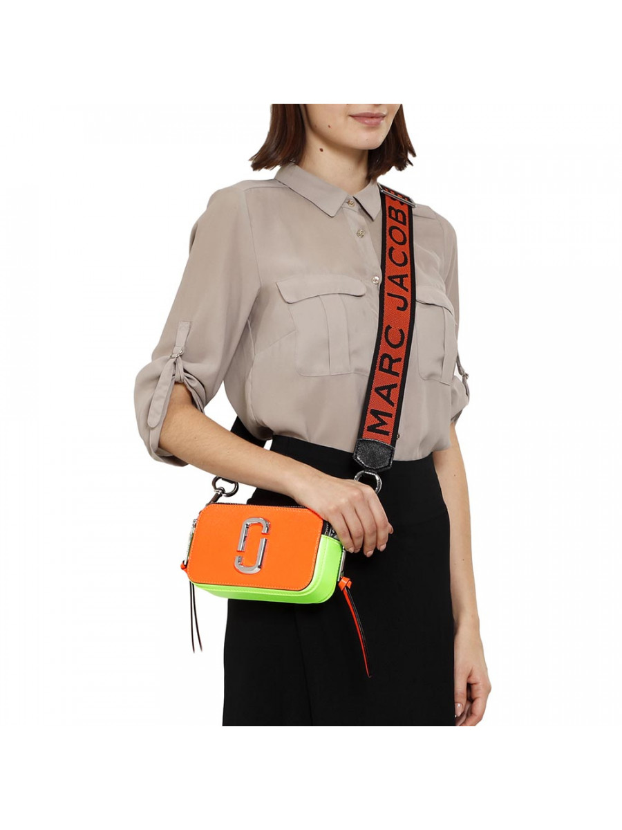 СУМКА MARC JACOBS SNAPSHOT FLUORO ORANGE