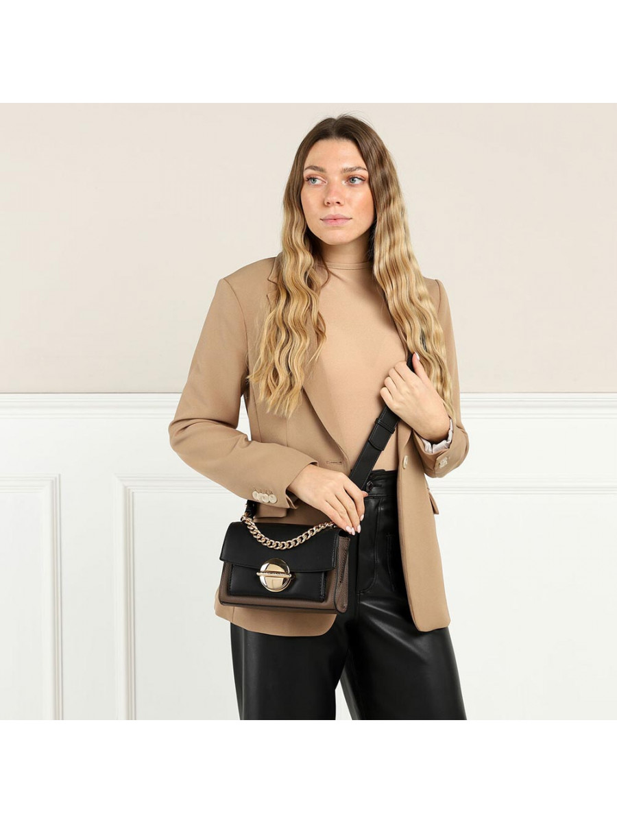 СУМКА MARC JACOBS THE TUCK LOCK CROSSBODY BAG BLACK MULTI
