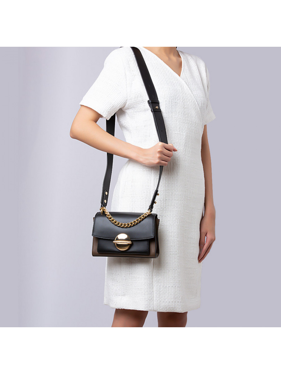 СУМКА MARC JACOBS THE TUCK LOCK CROSSBODY BAG BLACK MULTI