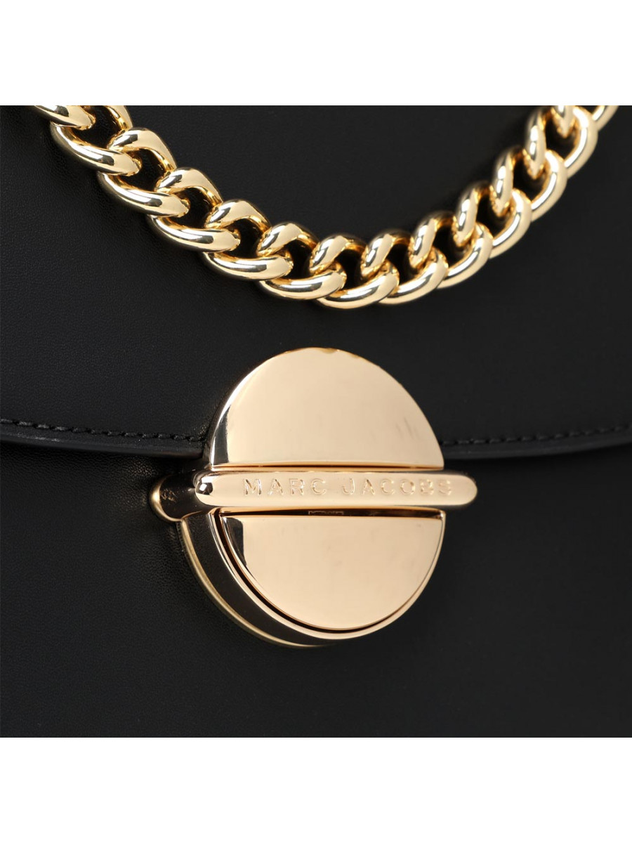 СУМКА MARC JACOBS THE TUCK LOCK SADDLE BLACK/MULTI