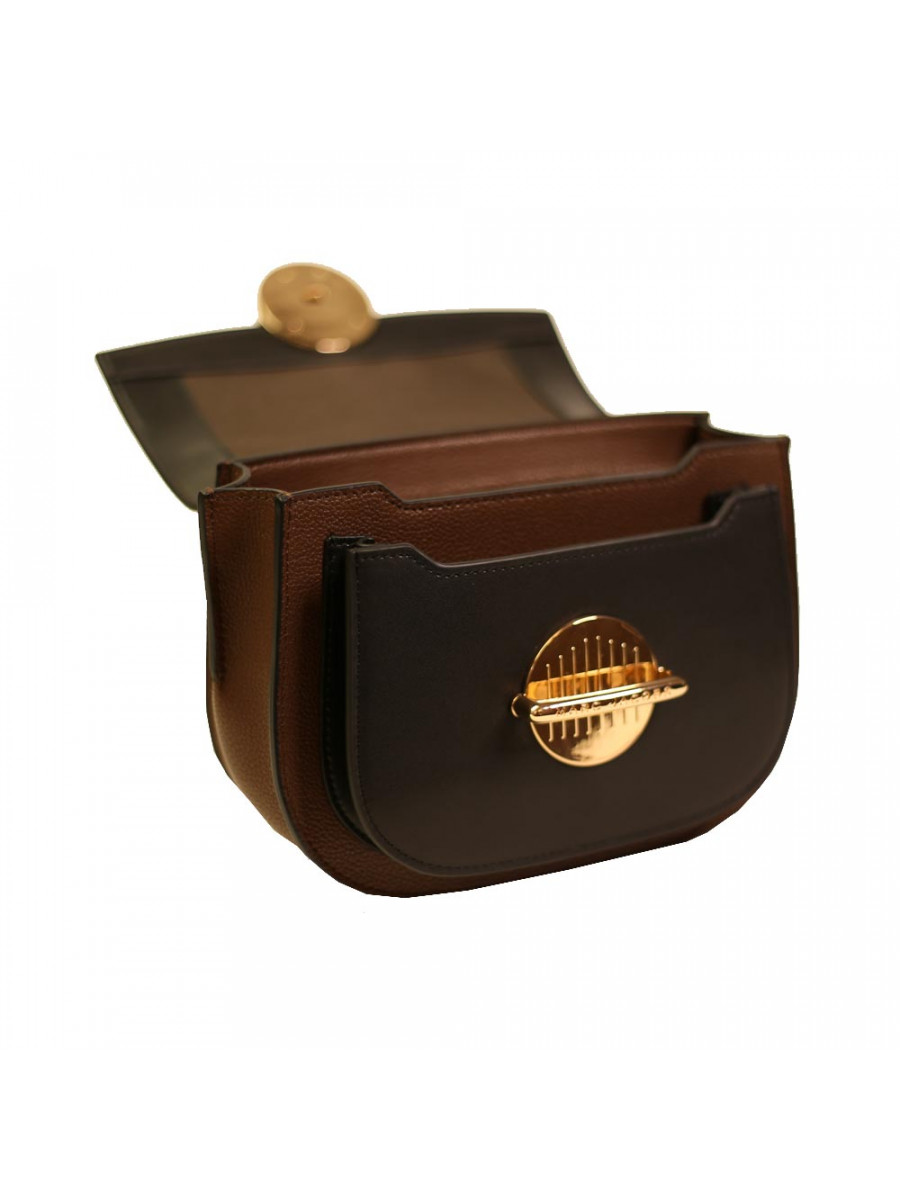 СУМКА MARC JACOBS THE TUCK LOCK SADDLE BLACK/MULTI