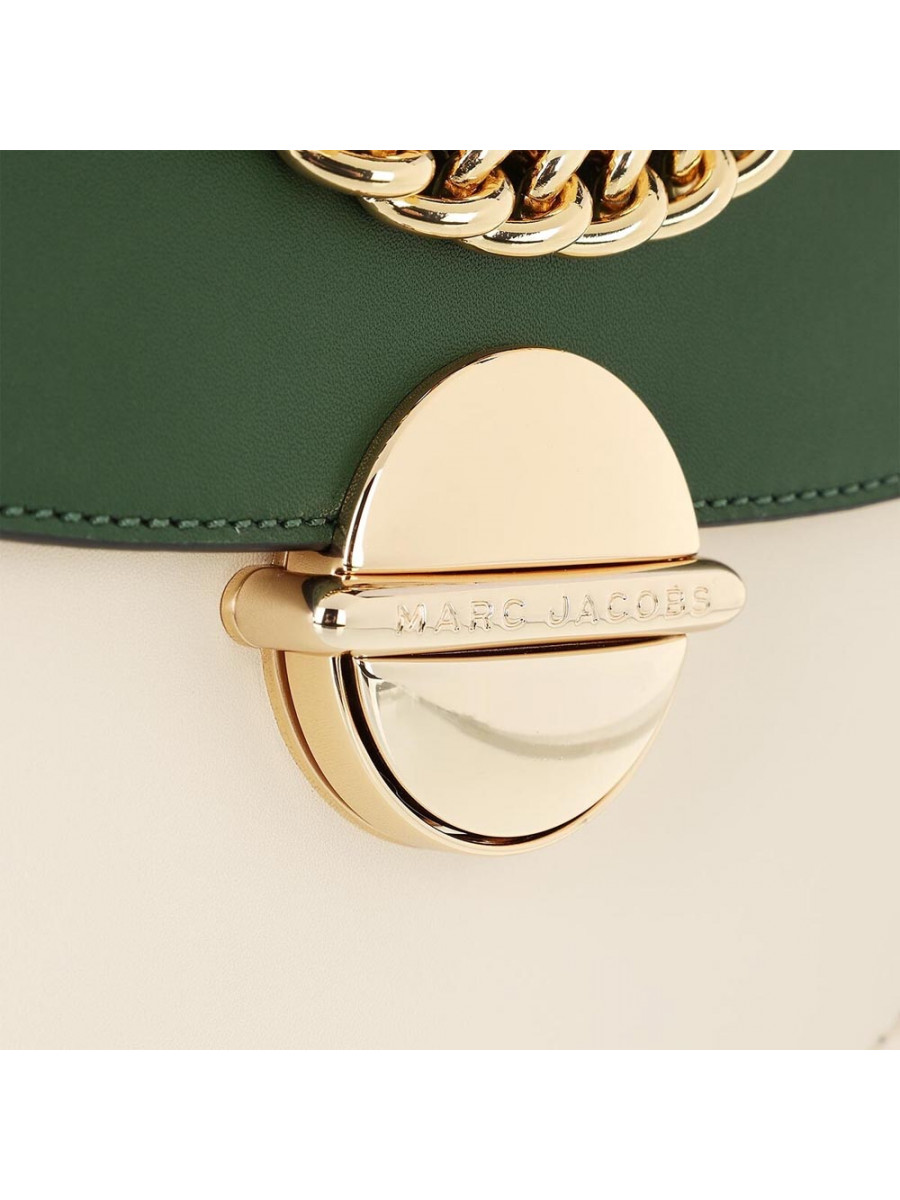 СУМКА MARC JACOBS THE TUCK LOCK SADDLE DARK GREEN/MULTI