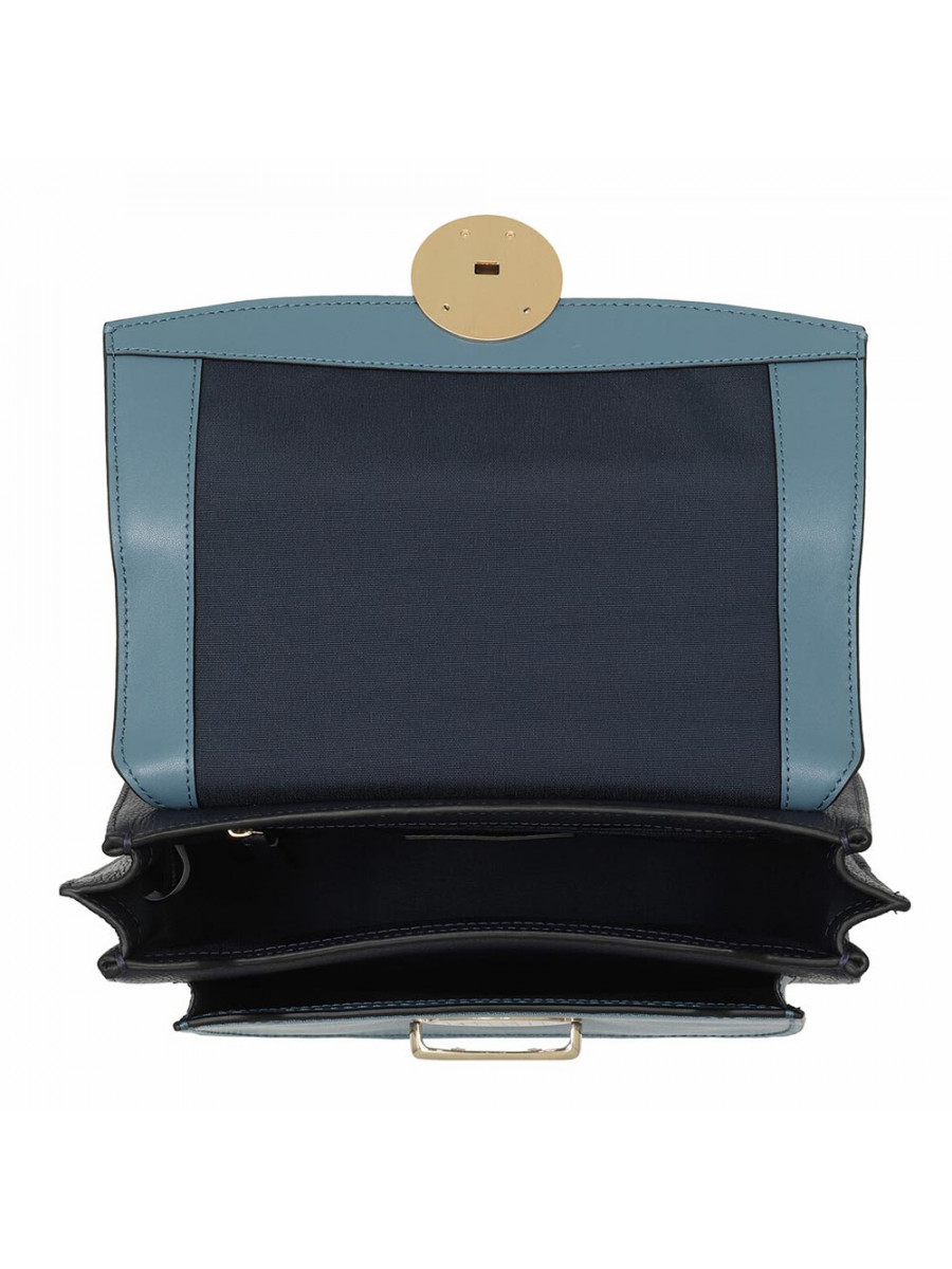 СУМКА MARC JACOBS THE TUCK LOCK SADDLE NEW NAVY/MULTI