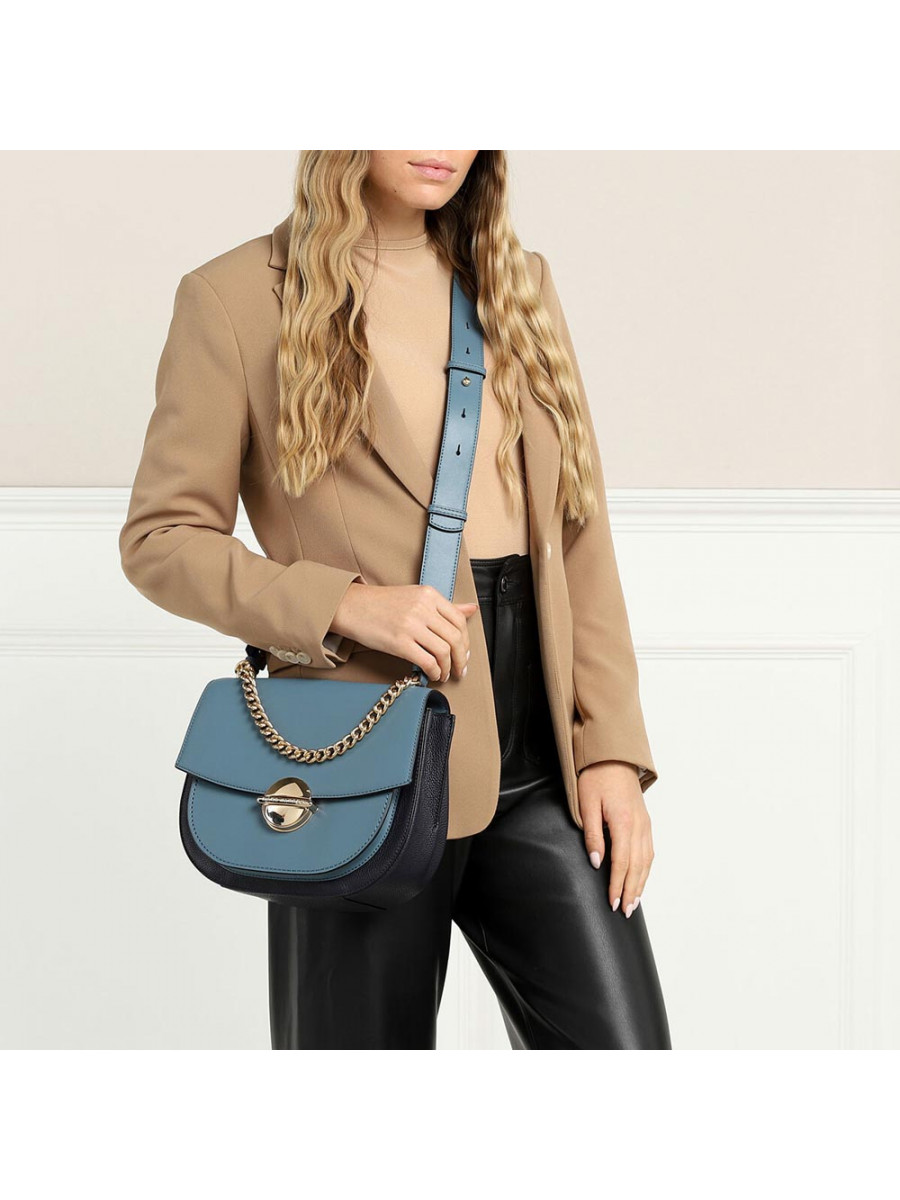 СУМКА MARC JACOBS THE TUCK LOCK SADDLE NEW NAVY/MULTI