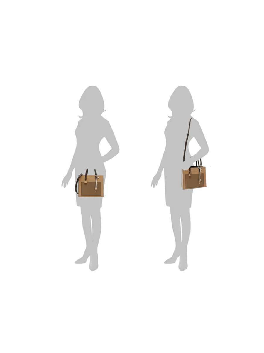 СУМКА MARC JACOBS THE MINI GRIND COLORBLOCK TOTE BAG ICED COFFEE MULTI