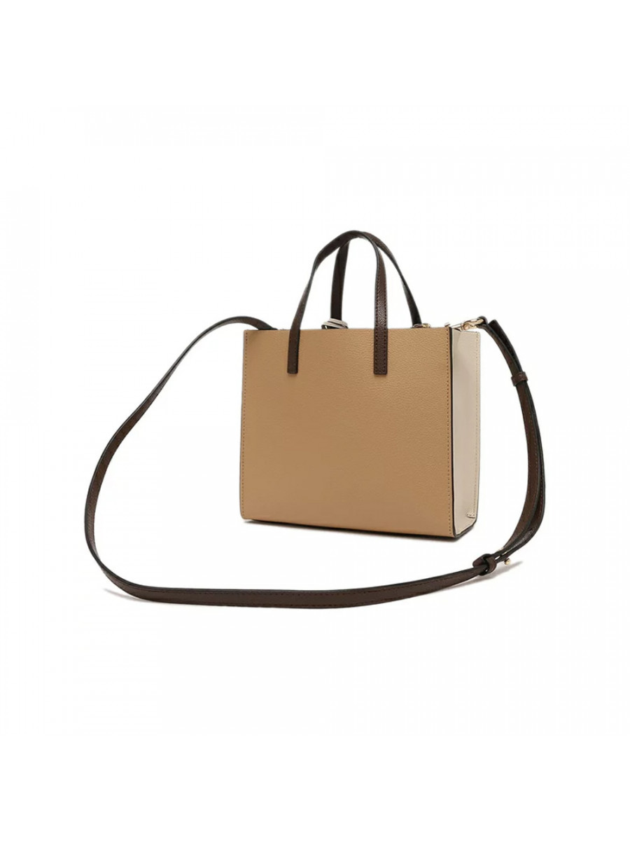 СУМКА MARC JACOBS THE MINI GRIND COLORBLOCK TOTE BAG ICED COFFEE MULTI