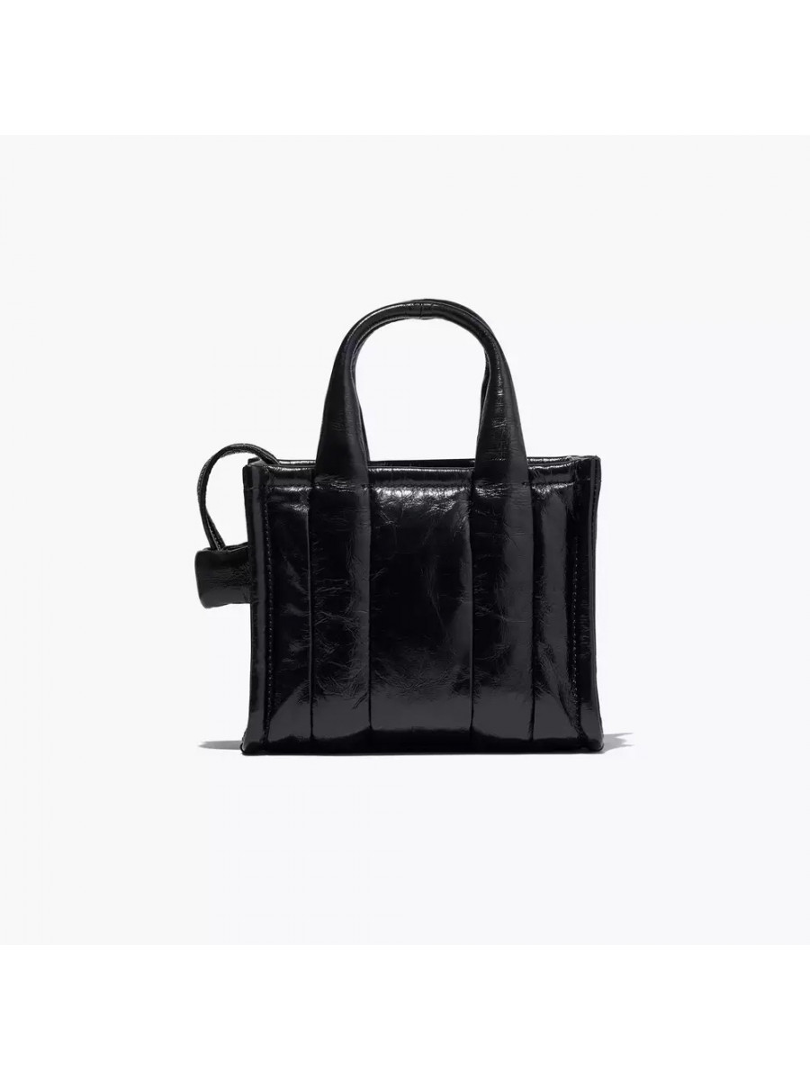 СУМКА MARC JACOBS THE SHINY CRINKLE MINI TOTE BLACK