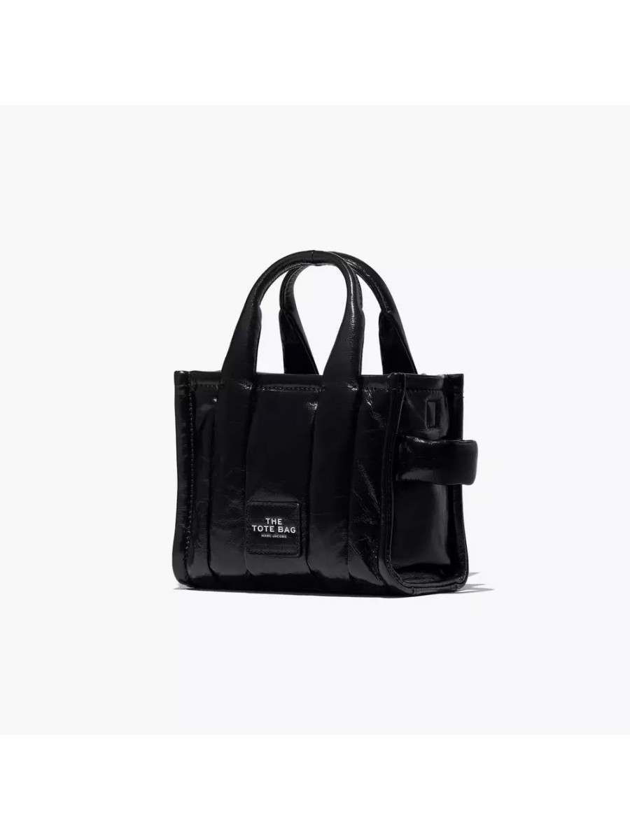 СУМКА MARC JACOBS THE SHINY CRINKLE MINI TOTE BLACK