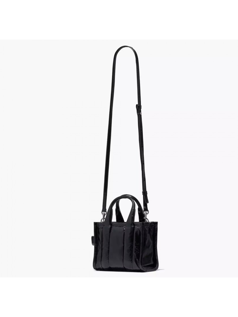 СУМКА MARC JACOBS THE SHINY CRINKLE MINI TOTE BLACK
