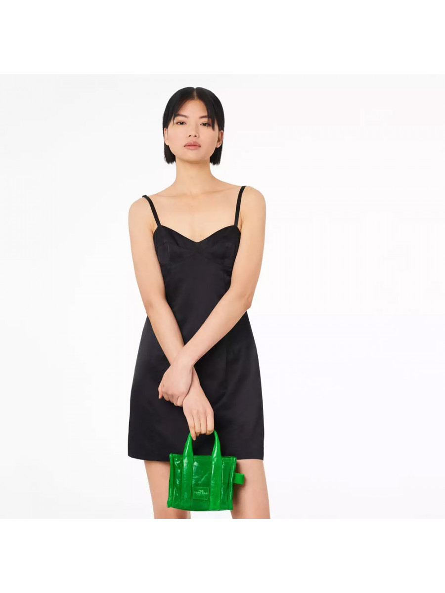 СУМКА MARC JACOBS THE SHINY CRINKLE MINI TOTE FERN GREEN