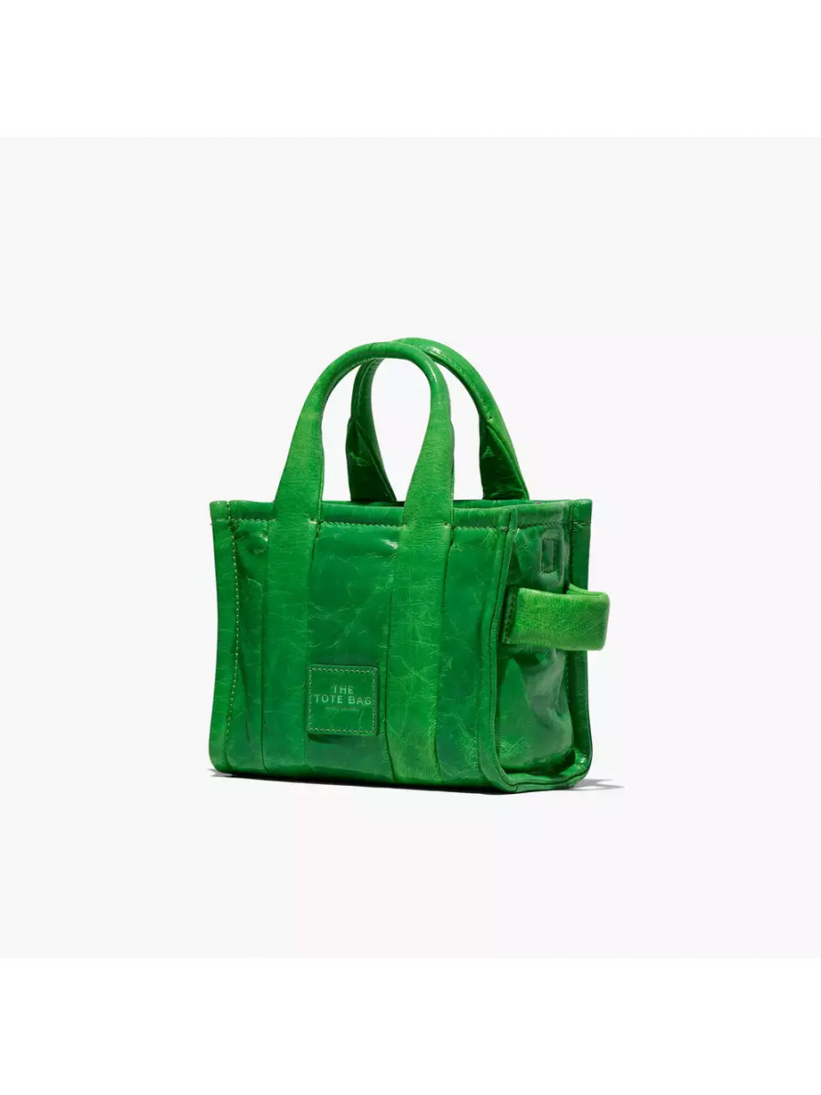 СУМКА MARC JACOBS THE SHINY CRINKLE MINI TOTE FERN GREEN