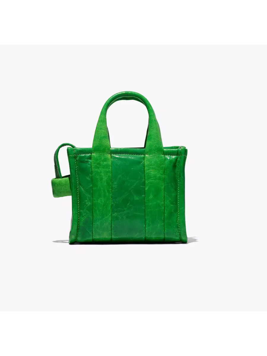 СУМКА MARC JACOBS THE SHINY CRINKLE MINI TOTE FERN GREEN