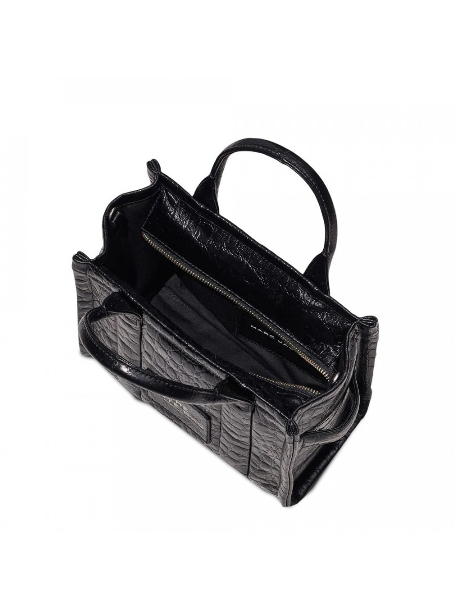 СУМКА MARC JACOBS THE SMALL CROC-EMBOSSED TOTE BAG BLACK