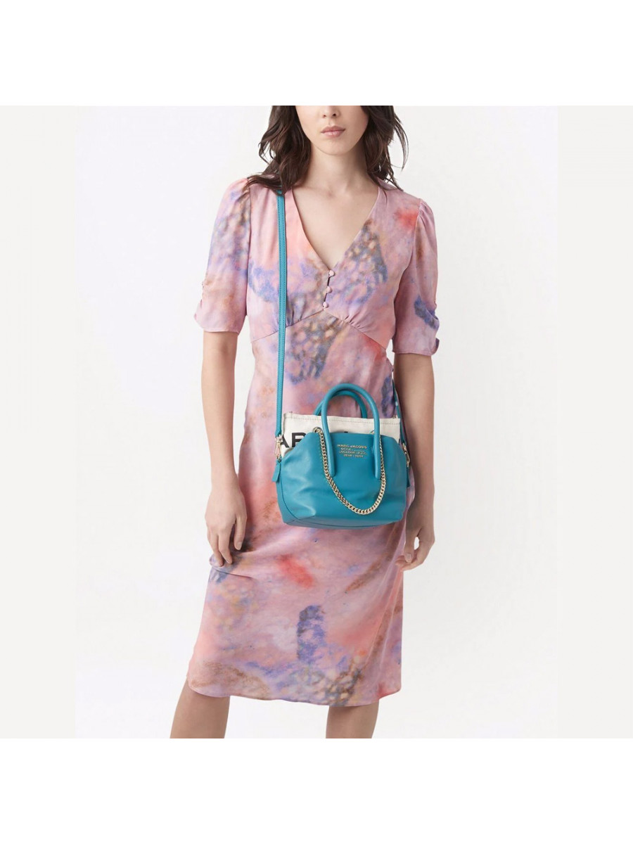СУМКА MARC JACOBS DUET SATCHEL MINI TOTE BAG HARBOR BLUE