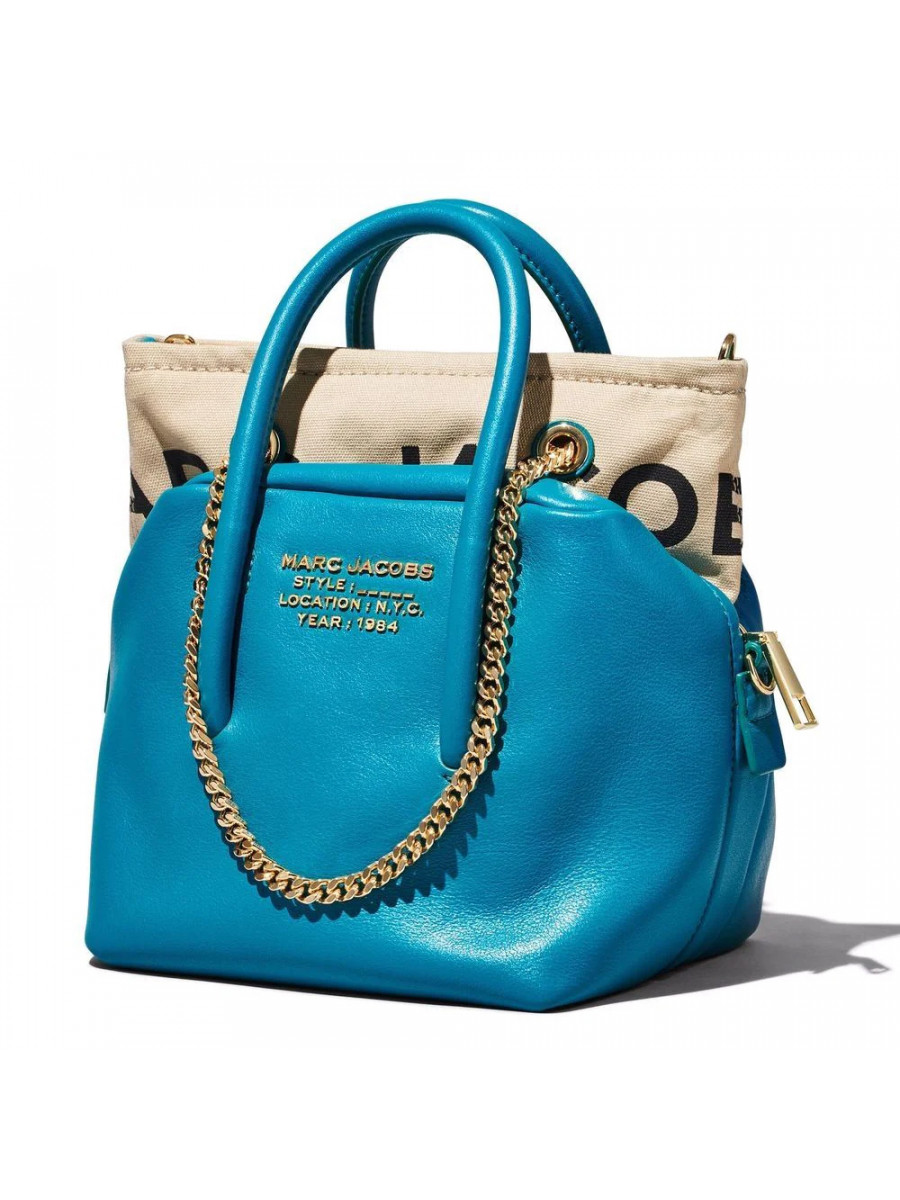 СУМКА MARC JACOBS DUET SATCHEL MINI TOTE BAG HARBOR BLUE