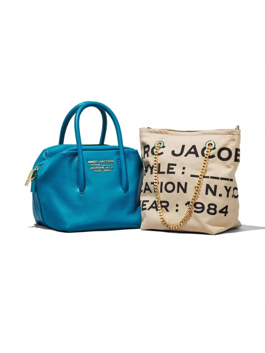 СУМКА MARC JACOBS DUET SATCHEL MINI TOTE BAG HARBOR BLUE