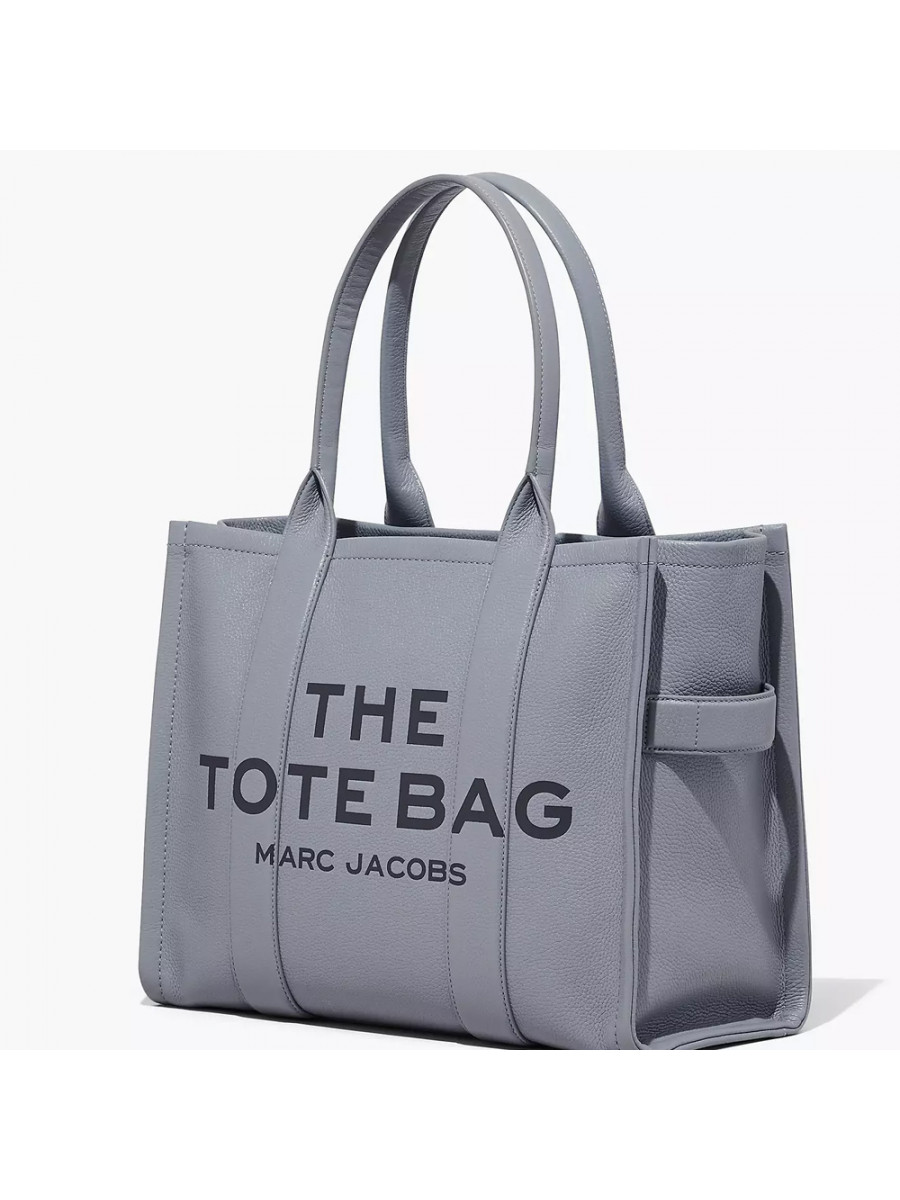 СУМКА MARC JACOBS THE LEATHER LARGE TOTE BAG WOLF GREY