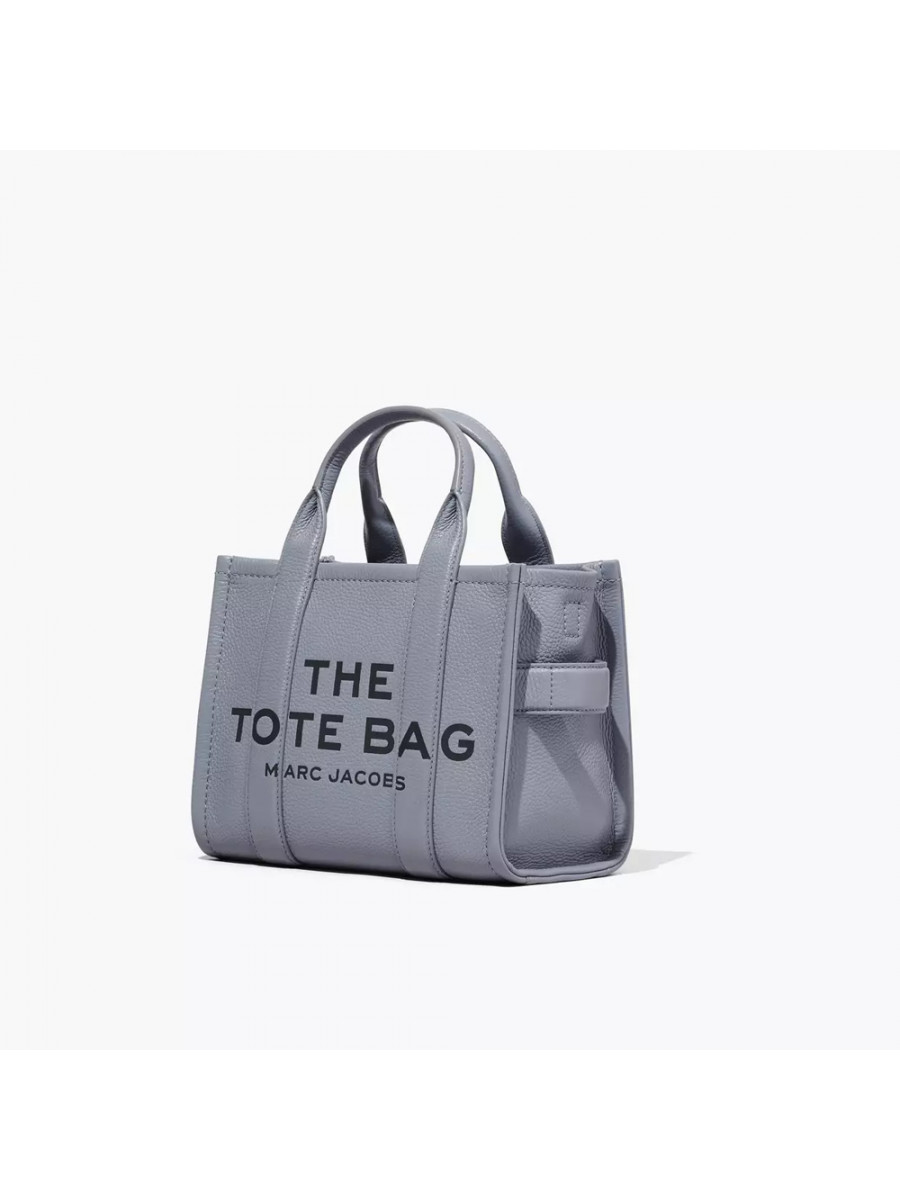 СУМКА MARC JACOBS THE LEATHER SMALL TOTE BAG WOLF GREY