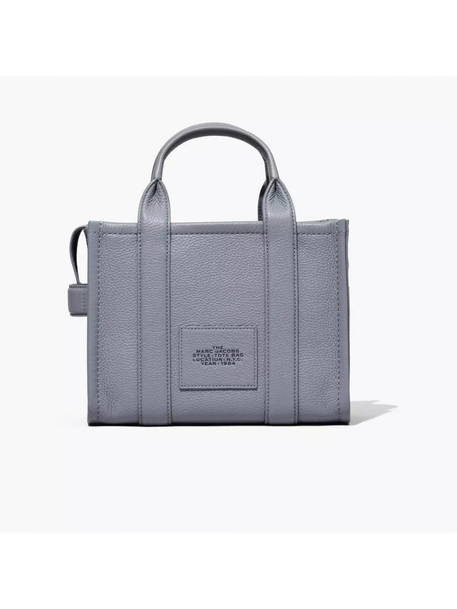 СУМКА MARC JACOBS THE LEATHER SMALL TOTE BAG WOLF GREY