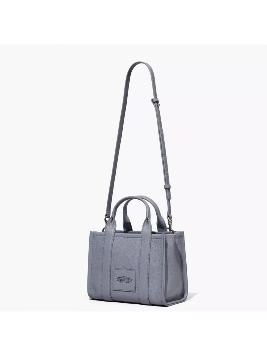 СУМКА MARC JACOBS THE LEATHER SMALL TOTE BAG WOLF GREY