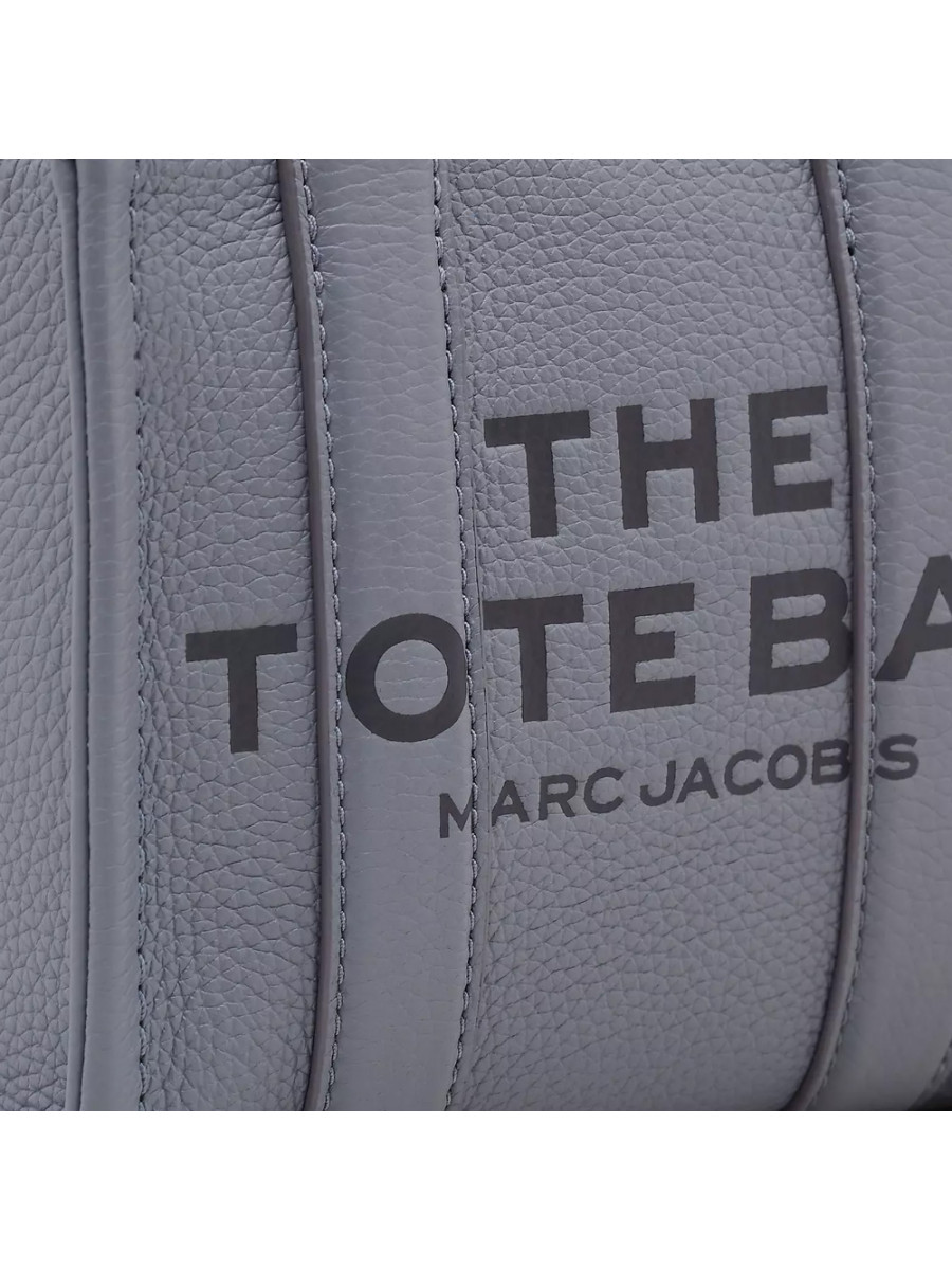 СУМКА MARC JACOBS THE LEATHER MINI TOTE BAG WOLF GREY