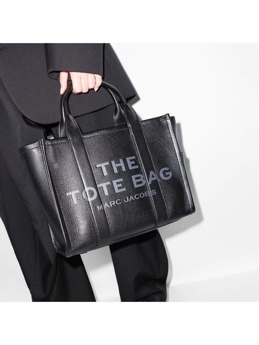 СУМКА MARC JACOBS THE LEATHER MEDIUM TOTE BAG BLACK